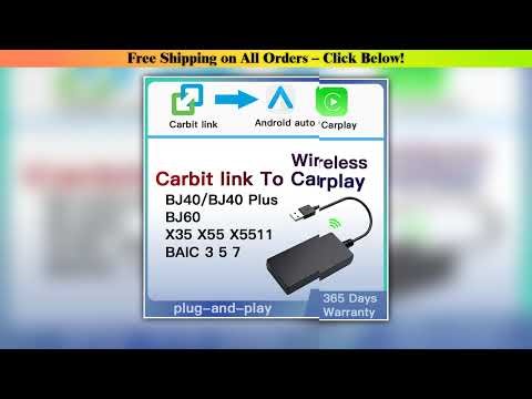 Carbitlink Smartlink Phonelink Adapter to Wireless CarPlay Android Auto dongle Box Jetour Baic