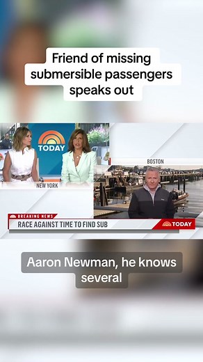 Aaron Newman, a former Titan passenger who also knows several of the people inside the missing submersible, joins #TODAYShow to talk about the conditions inside the vessel, shares his hope, and more.