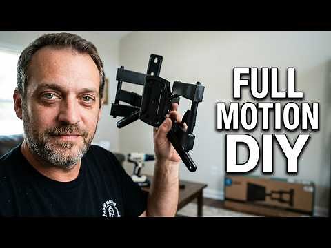 Installing ONN full Motion TV Wall Mount for 50" to 86" TVs, up to 15° Tilting