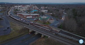 Some video footage of the arch collapse in Hickory this morning. | Nelson Aerial Productions