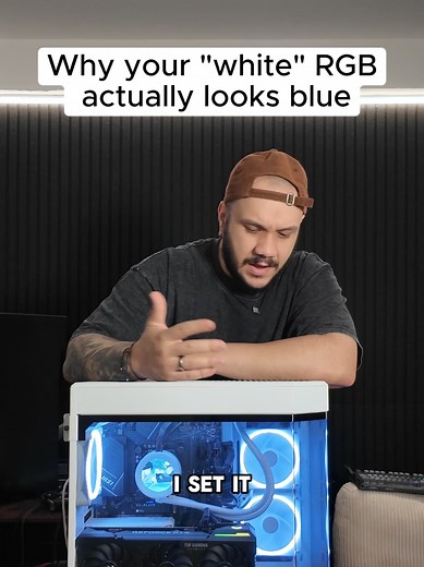Why White RGB PC Fans Appear Blue