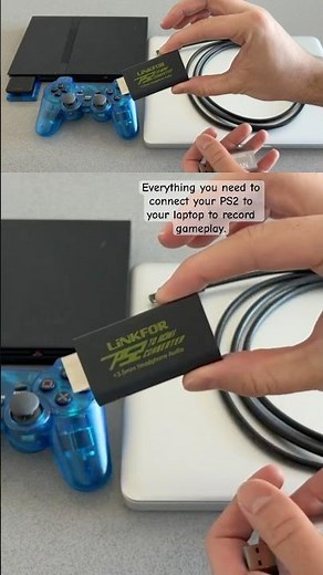 Everything you need to connect your PS2 to your laptop!