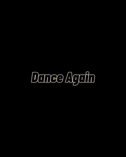 Dance Again - Jennifer lopez Edit audio
