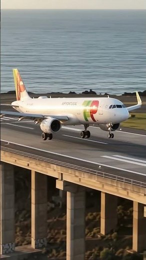 Airbus A321neo Butter Landing at Madeira Airport! 🌊🛬