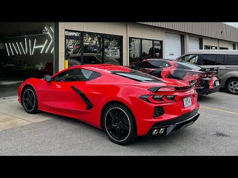 Installing a z51 spoiler on a c8 corvette