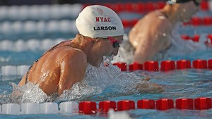 Six years after her Olympic breakthrough, Breeja Larson still embraces swimming challenge