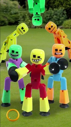 StikBot Pororo Dance Stop Motion 🎶 | Fun Toy Animation for Kids!
