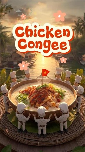 Vietnamese Chicken Congee 🍲✨ | Cháo Gà