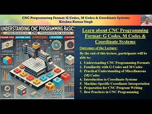CNC Programming Format: G Codes, M Codes & Coordinate Systems