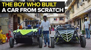 An auto driver’s 19-year old son built a buggy car from scratch using video tutorials from the internet. | TheBetterIndia