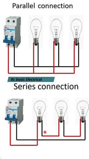 Series And Parallel Connection— Comparison Shorts #multimeter #electrical #accircuits