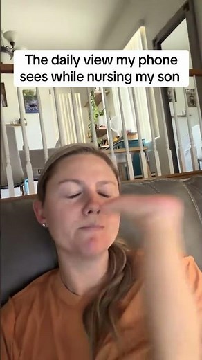 Breastfeeding Life With an Active Baby 💙 Just Casually Getting Beat Up While Nourishing His Body 🤱