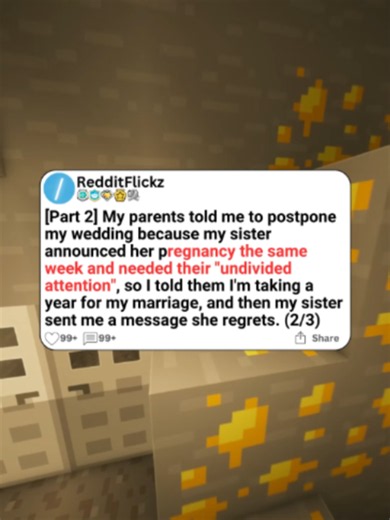 Parents Told Me to Postpone My Wedding for My Sister's Pregnancy
