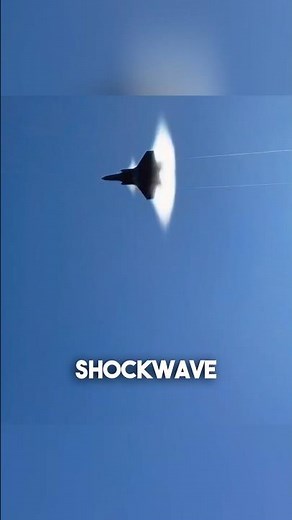 What Happens When Planes Break The Sound Barrier #shorts #shockwave #supersonic #soundbarrier