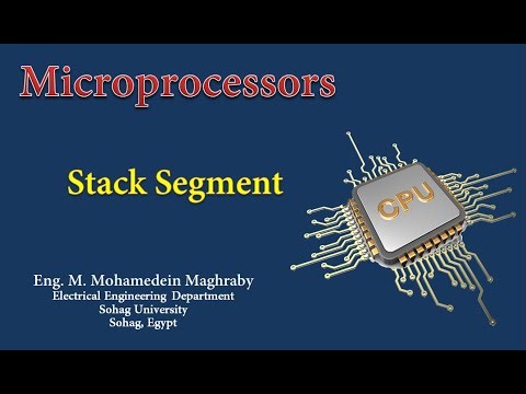 MP9 شرح Stack Segment (PUSH, POP) 80x86