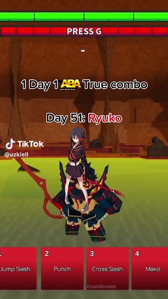 Combos in Anime Battle Arena for Roblox