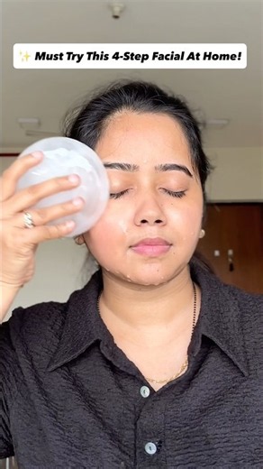 ✨ 4-Step Facial At Home for your self-care day! 💆🏻‍♀️🤍 #skincare #glowup #facial #facialathome