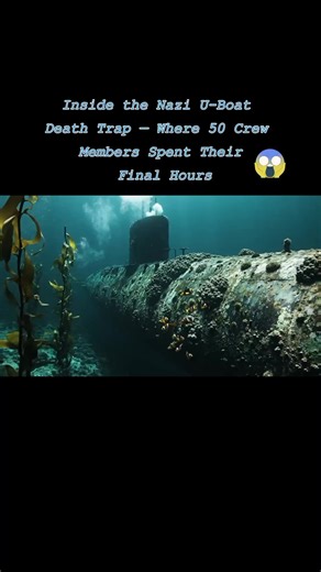Inside The Nazi U-Boat Death Trap 😱💀😱Where 50 Crew Members Spent Their Final Hours⌛😰😰....... #tiktokviral #deepsea #america #water #fyp @TikTok UK