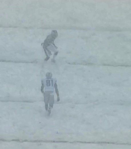 65K views · 1.3K reactions | When Calvin Johnson got a face full of snow on this catch against the Eagles ❄️ | Woodward Sports | Facebook