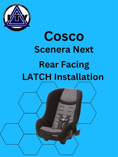 Rear Facing LATCH Installation, Cosco Scenera Next | Child Passenger Safety Tutorial In this straightforward tutorial, learn how to perform a rear-facing LATCH installation for the Cosco Scenera Next convertible car seat. A secure installation is the most important part of child passenger safety, and this guide is perfect for parents, grandparents, and caregivers using this popular and affordable car seat. We will walk you through the entire process step-by-step. You'll learn how to locate your 