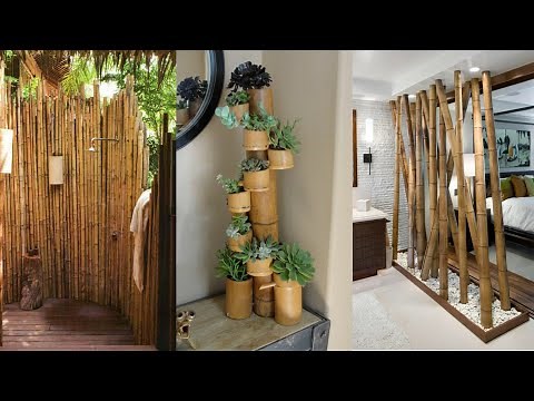 60+ idées de décoration en bambous - décoration jardin & intérieur