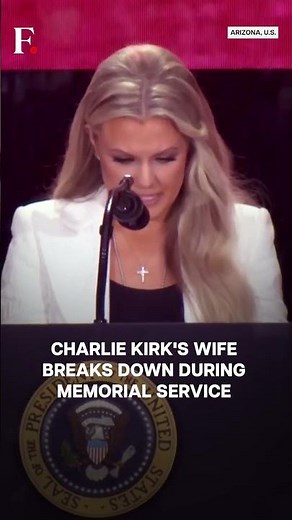Watch: Charlie Kirk’s Wife Erika Hugs Trump & Forgives Husband’s Alleged Killer | N18G