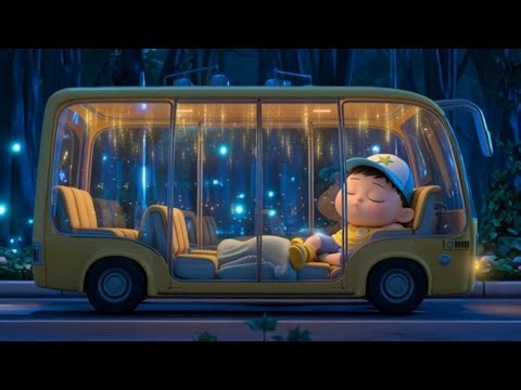 Cozy Bus Bedtime Song 🚌🌙 | Gentle Sleep Lullaby for Kids | CocoChubbyTV