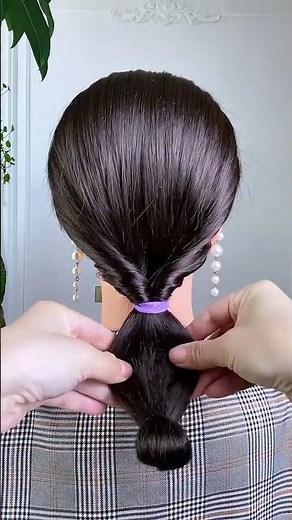 Gorgeous Hairstyle Tutorial for Beginners! 💁‍♀️ #Shorts #hairstyle #shortsfeed