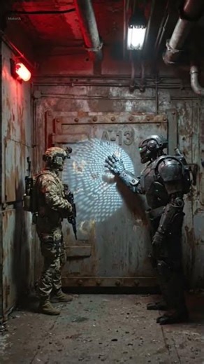 The Sealed Door Started Unlocking… #shorts #robot