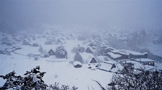 雪 冬季 山村 - Free video on Pixabay