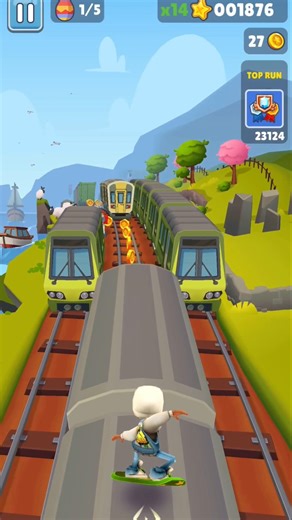 Subway Surfers Insane Run 😱🔥 #shorts