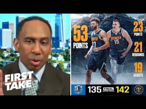 FIRST TAKE | "Jokić & Murray are BEST duo in league!" - Stephen A. Smith on Nuggets' win over Mavs