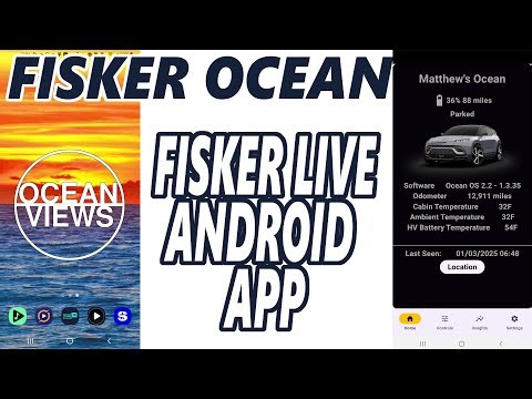 Fisker Ocean - Fisker Live Android App