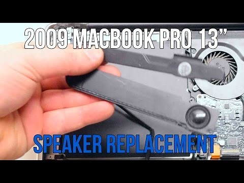 2009 Macbook Pro 13" A1278 Speakers Replacement