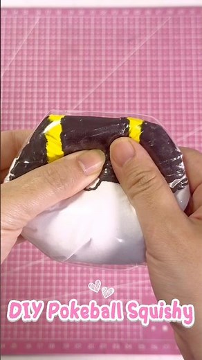 How to Make Pokéball Squishy from Tissue 🔴 DIY Craft
