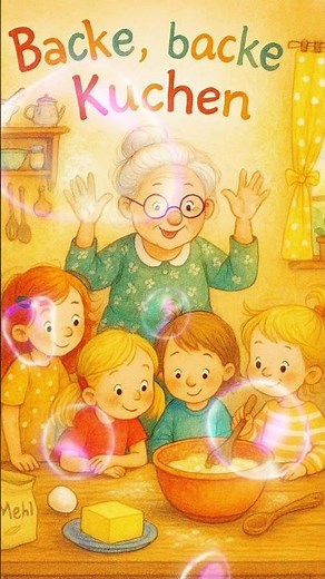 Oma macht: Backe, backe Kuchen 🎂 | Kinderlied zum Mitsingen | Deutsche Kinderlieder & Klassiker