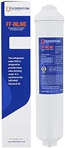 Amazon.com: Filters Fast FF-INLINE Compatible Replacement Universal Inline Carbon Water Filter Cartridge for Fridge Refrigerator Water Dispenser : Tools & Home Improvement