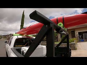 DIY 2x4 Wood Truck Bed Rack for Kayaks, Canoes, Surfboards, Lumber, etc..