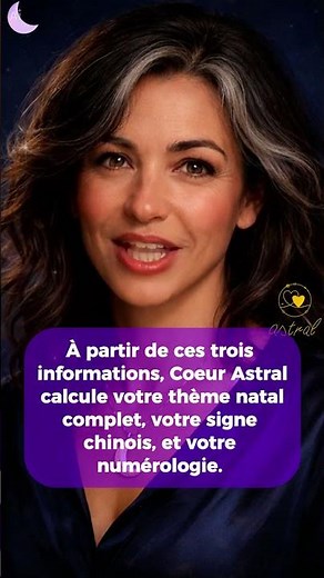 Date, heure, lieu : ce que Coeur Astral calcule pour vous