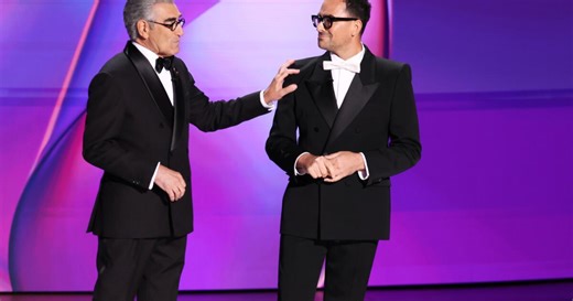 Eugene and Dan Levy open the 76th Emmy Awards