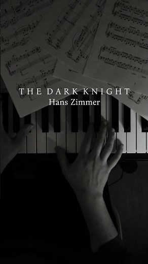 The Dark Knight (Hans Zimmer) - Soft Piano Version #hanszimmer #thedarkknight