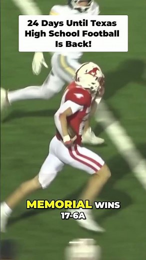 Posting 1 play every day until Texas High School Football is back! 24 Days left!