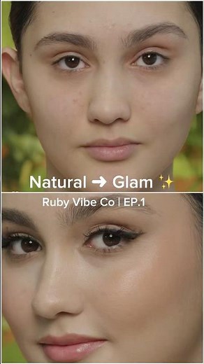 Beginner Makeup Glow-Up Ep. 1| Natural to Glam Transformation ✨#makeuptutorial #makeuptransformation