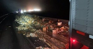 Highway 18 at Tiger Mountain reopens after crash, eggy mess