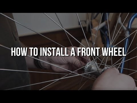 How to Install a Front Bicycle Wheel (Townie)