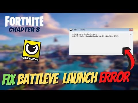 How to FIX BattlEye Launcher Error Fortnite Chapter 3 Season 1👈