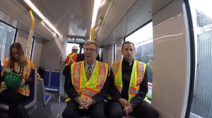 5.2K views · 82 reactions | Take a ride on Ottawa's new LRT train with Ottawa Mayor Jim Watson. Watson says he was like a kid in a candy shop. MORE: www.cbc.ca/1.4634846 | CBC Ottawa | Facebook