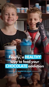 Finally, a healthy way to feed your chocolate addiction 🍫 Get it here: https://sandj.co/collections/supplements/products/healthykids-chocolate-drink #Chocolate | Sharny & Julius