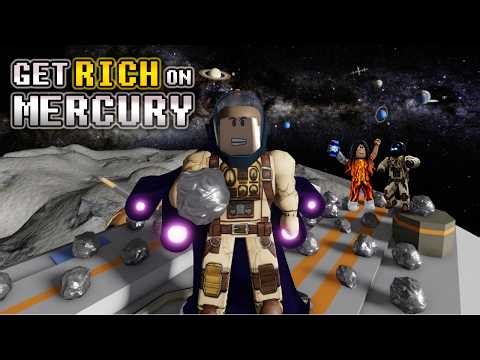 HOW TO GET RICH GRINDING on MERCURY in SPACE SIMULATOR Roblox