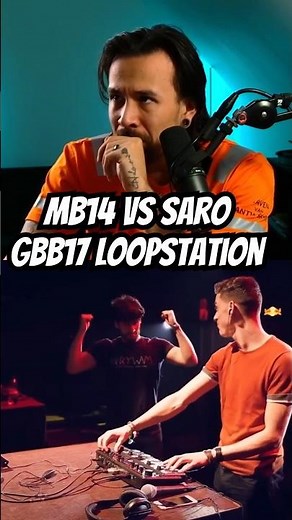 MB14 vs SARO GBB17 Loopstation REACTION #mb14 #saro #beatbox #gbb17 #loopstation #shorts #reaction